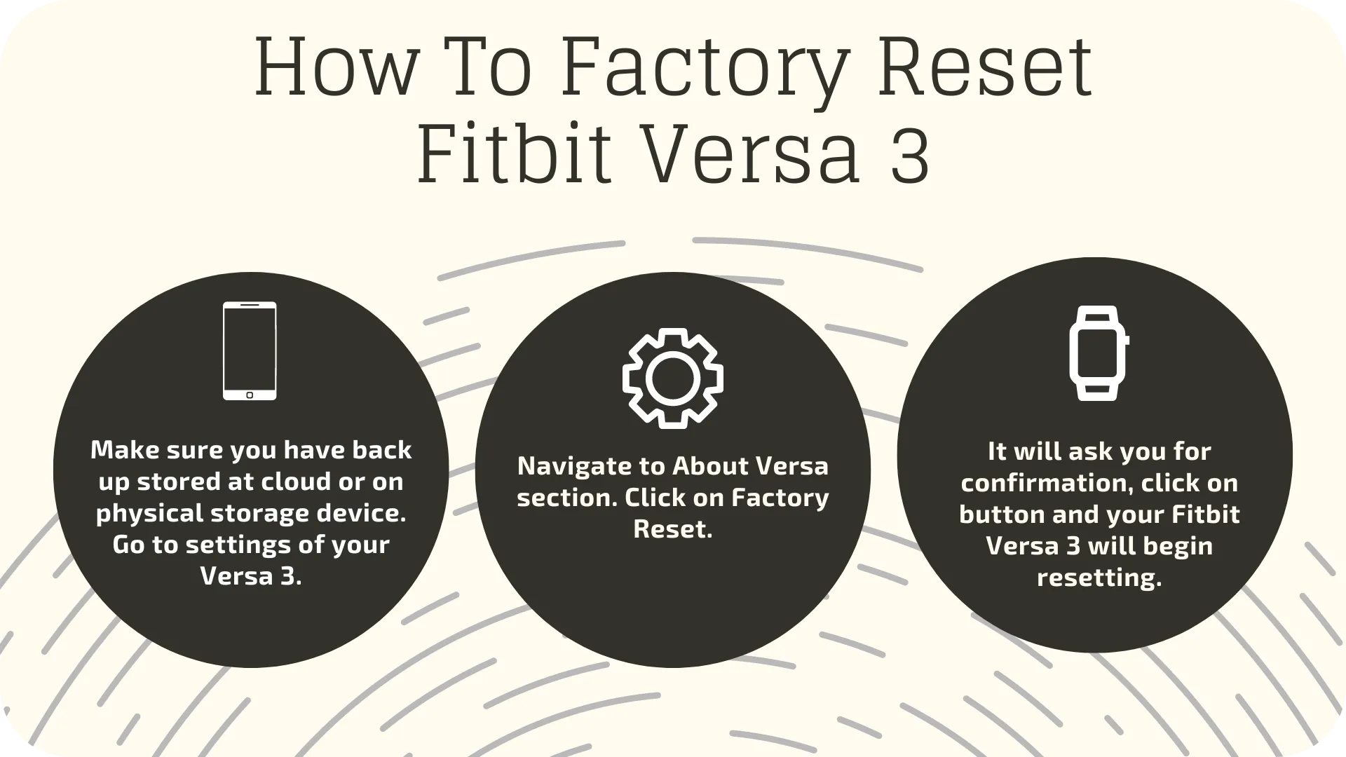How To Reset Fitbit Versa 3