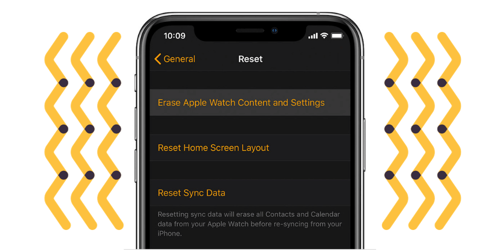 Reset Apple Watch from iPhone